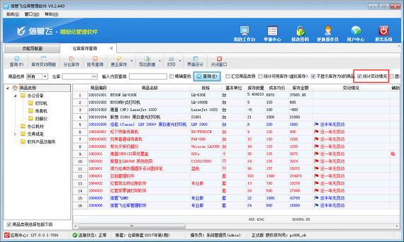 仓库管理软件如何统计近期无出库的商品？